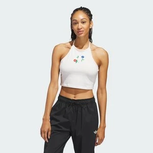 Fashion Graphics Floral Halter Neck Top Adidas