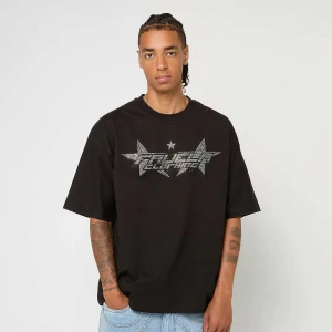 FAVELA Future Rhinestone T-Shirt mężczyźni T-Shirty i Polo czarny rozmiar Odzież