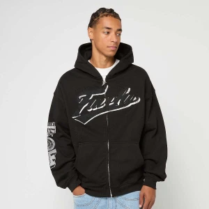 FAVELA Off Set Frontzip Hoodie mężczyźni Bluzy czarny rozmiar Odzież