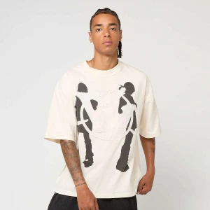 FAVELA Rivals T-Shirt mężczyźni T-Shirty i Polo beż rozmiar Odzież