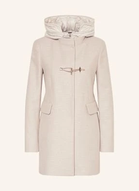 Fay Płaszcz Wełniany beige