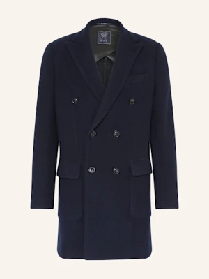 Fay Płaszcz Wełniany blau