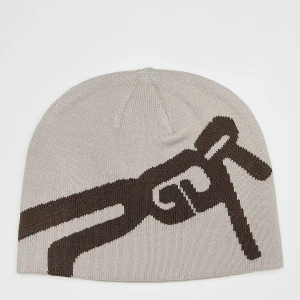 Feala Jaquard Beanie, markiPegador, Czapki beanie, w kolorze beż, rozmiar: