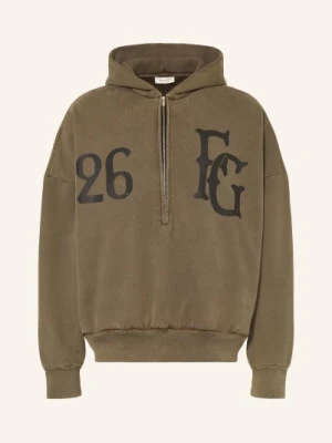 Fear Of God Bluza Z Kapturem Oversize braun