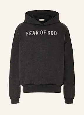 Fear Of God Bluza Z Kapturem Oversize schwarz