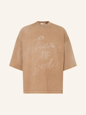 Fear Of God Koszulka Oversize beige