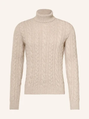 Fedeli Golf Z Kaszmiru beige