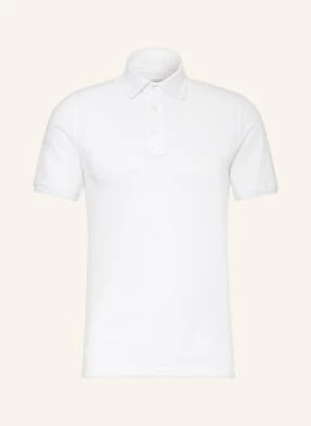 Fedeli Koszulka Polo Z Piki Extra Slim Fit weiss