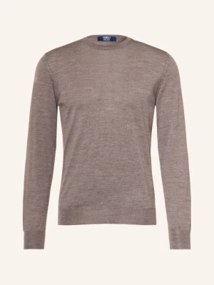 Fedeli Sweter beige BRĄZOWY