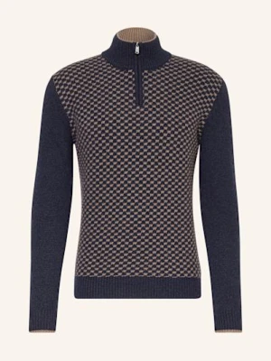 Fedeli Sweter Typu Troyer blau