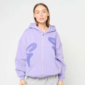Felicious Butterfly Zip Hoodie kobiety Bluzy fioletowy rozmiar Odzież