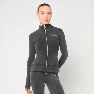 Felicious Vintage Tight Zip Jacket kobiety Komplety dresowe szary rozmiar Odzież