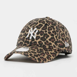 Female 9FORTY Leopard New York Yankees, markiNew Era, Czapki, w kolorze beż, rozmiar: