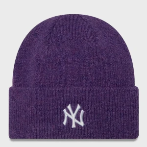 Female Wide Cuff Beanie MLB New York Yankees ptp, markiNew Era, Czapki beanie, w kolorze fioletowy, rozmiar: