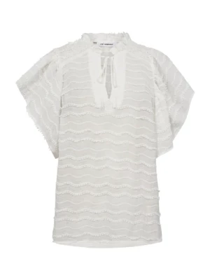 Feminine Frill Top Blouse Co'Couture