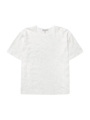 Feminine T-shirt z Broderie Anglaise Munthe