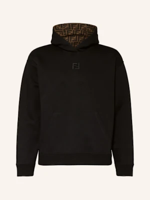 Fendi Bluza Z Kapturem schwarz