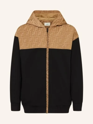 Fendi Bluza Z Mieszanki Materiałów schwarz