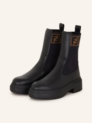 Fendi Botki Chelsea schwarz