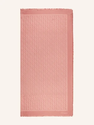 Fendi Chusta Z Dodatkiem Jedwabiu rosa