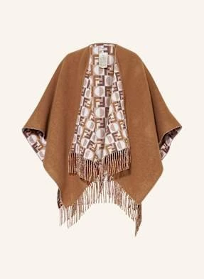Fendi Dwustronna Peleryna braun