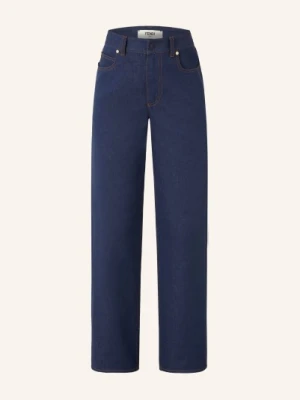 Fendi Dżinsy Z Szerokimi Nogawkami blau