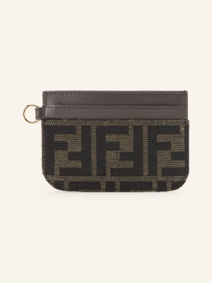Fendi Etui Na Karty Ff Jacquard braun