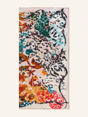 Fendi Jedwabna Chusta orange