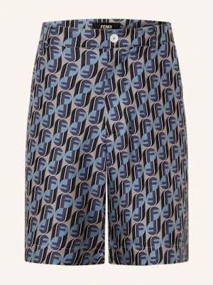 Fendi Jedwabne Szorty grau