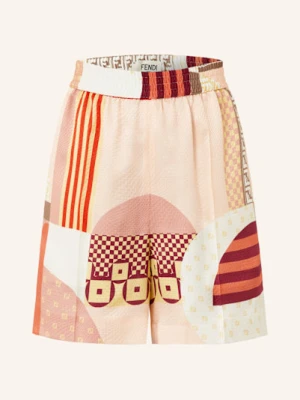 Fendi Jedwabne Szorty rot