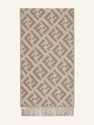 Fendi Kaszmirowy Szal beige