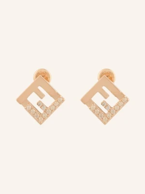 Fendi Kolczyki Forever Fendi rosegold