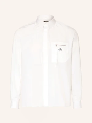 Fendi Koszula Comfort Fit weiss