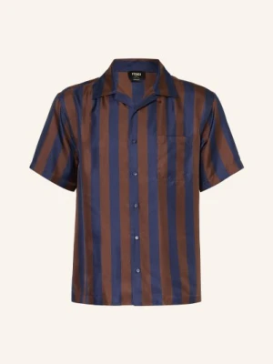 Fendi Koszula Wypoczynkowa Comfort Fit Z Jedwabiu blau