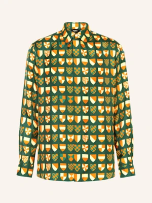 Fendi Koszula Z Jedwabiu Comfort Fit gruen