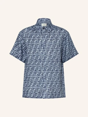 Fendi Koszula Z Lnu blau