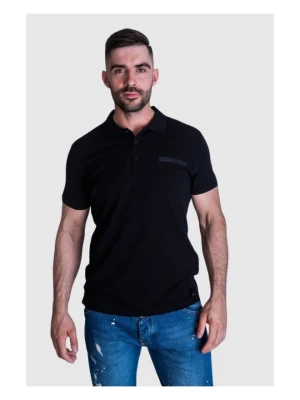 FENDI Koszulka polo męska w kolorze czarnym, Rozmiar 50