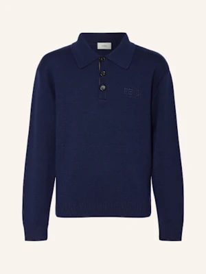 Fendi Koszulka Polo Z Dzianiny blau