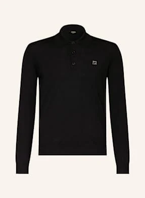 Fendi Koszulka Polo Z Dzianiny schwarz