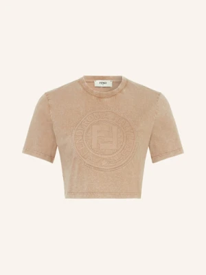 Fendi Krótka Koszulka beige