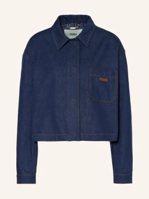 Fendi Kurtka Dżinsowa blau