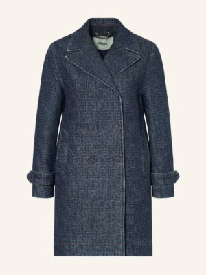 Fendi Kurtka Typu Caban W Stylu Jeansowym blau