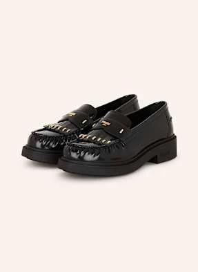 Fendi Loafersy Na Platformie schwarz