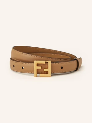 Fendi Pasek Skórzany braun