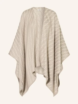 Fendi Płaszcz Z Jedwabiu grau