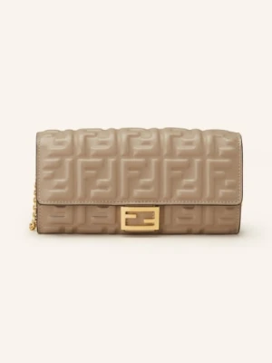 Fendi Portfel Continent Do Przewieszenia Przez Ramię beige