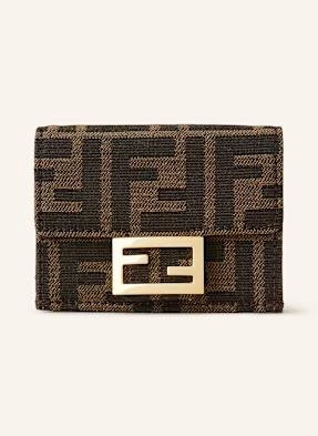 Fendi Portfel Ff braun