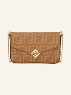 Fendi Portfel Ff Diamonds Do Przewieszenia Przez Ramię braun