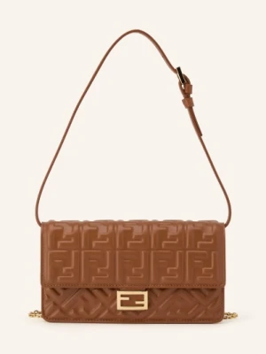 Fendi Portfel Na Łańcuszku Baguette braun