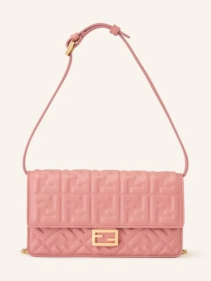 Fendi Portfel Na Łańcuszku Baguette rosa